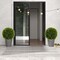 2 Pieces 18/22 Inches Indoor Outdoor Faux Decorative Balls for Patio Garden Front Door Balcony and Backyard-S
